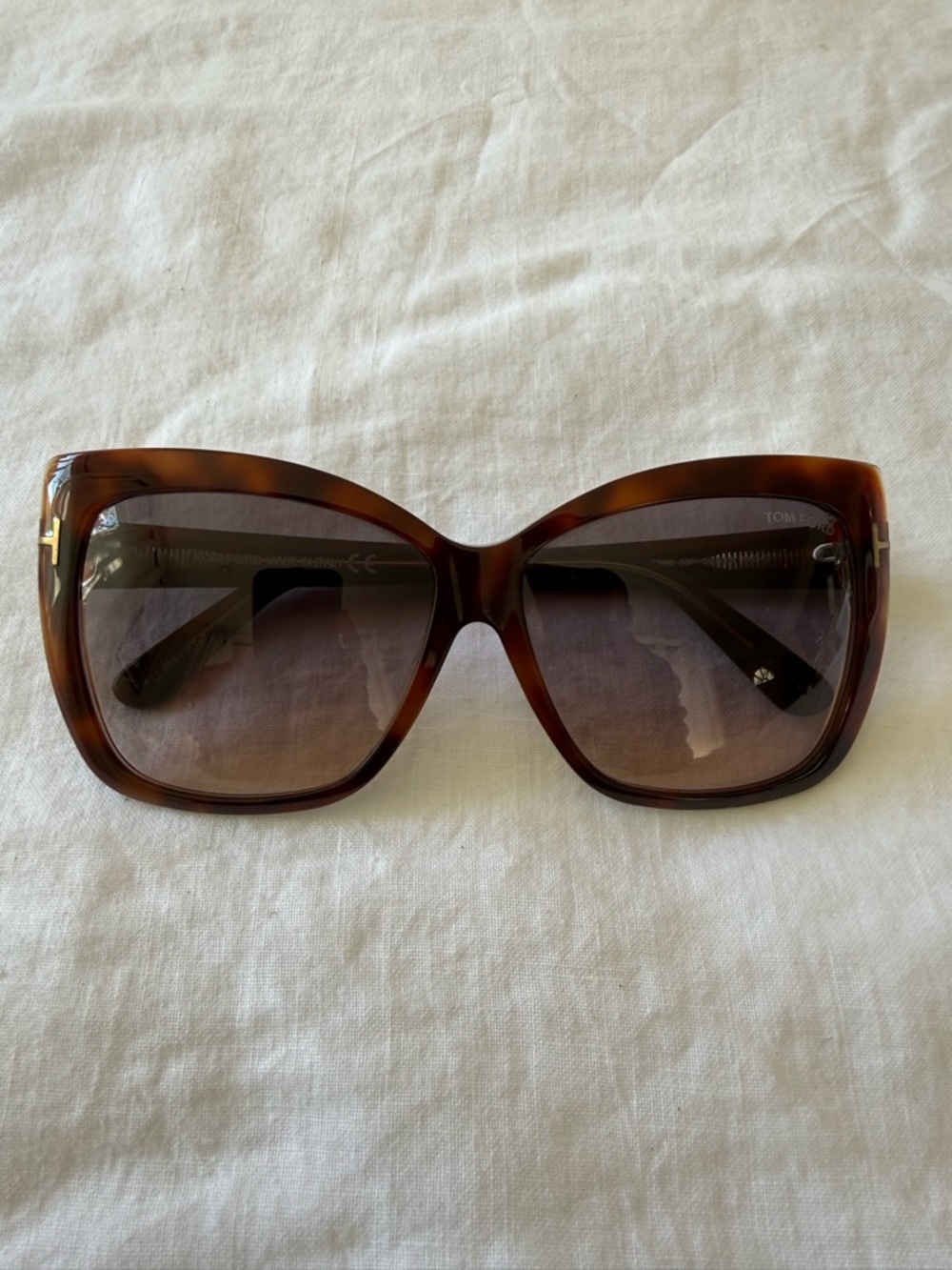 Tom Ford Women's Oversized Tortoise Shell Sunglasses - Brown Gradient